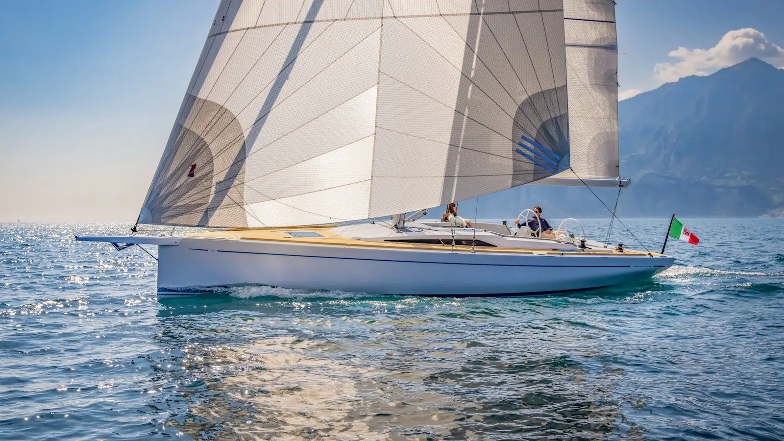 Grand Soleil Blue sailing yacht built in collaboration with rComposite